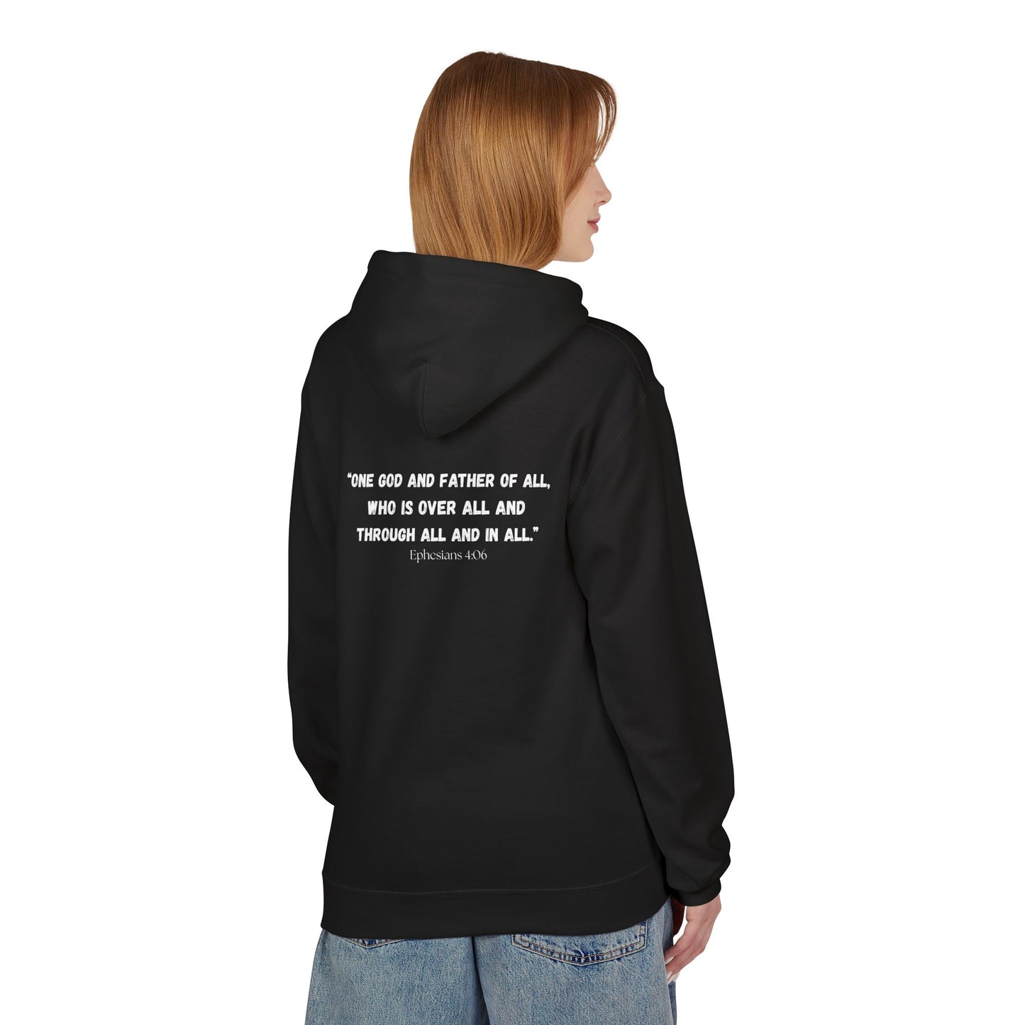 Montana Area Code Hoodie - Fleece Hoodie Ephesians 4:06