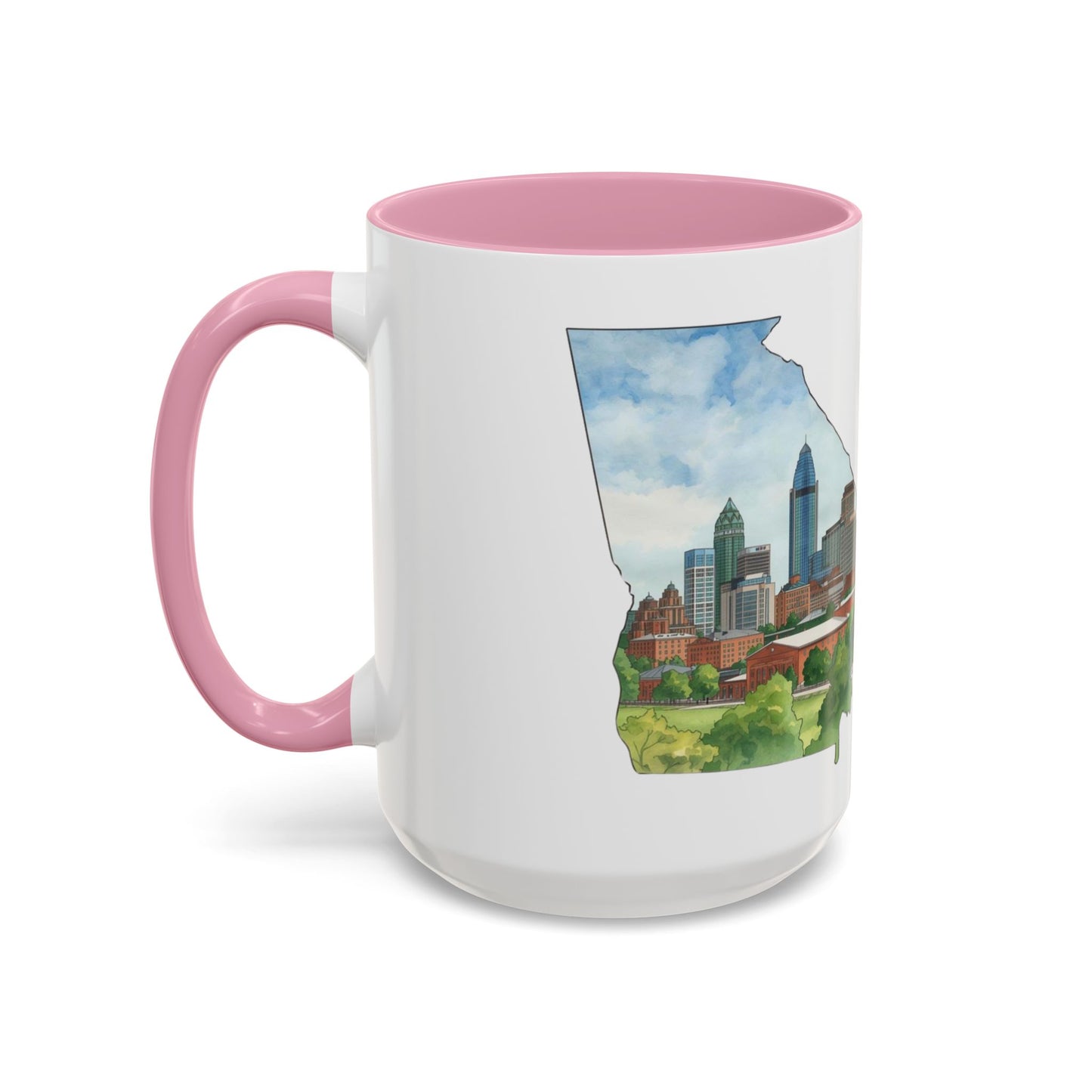 Atlanta Has My Heart Mug — Colorful Ceramic Coffee Cup (11oz, 15oz)
