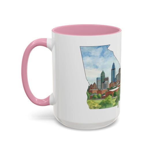 Atlanta Has My Heart Mug — Colorful Ceramic Coffee Cup (11oz, 15oz)