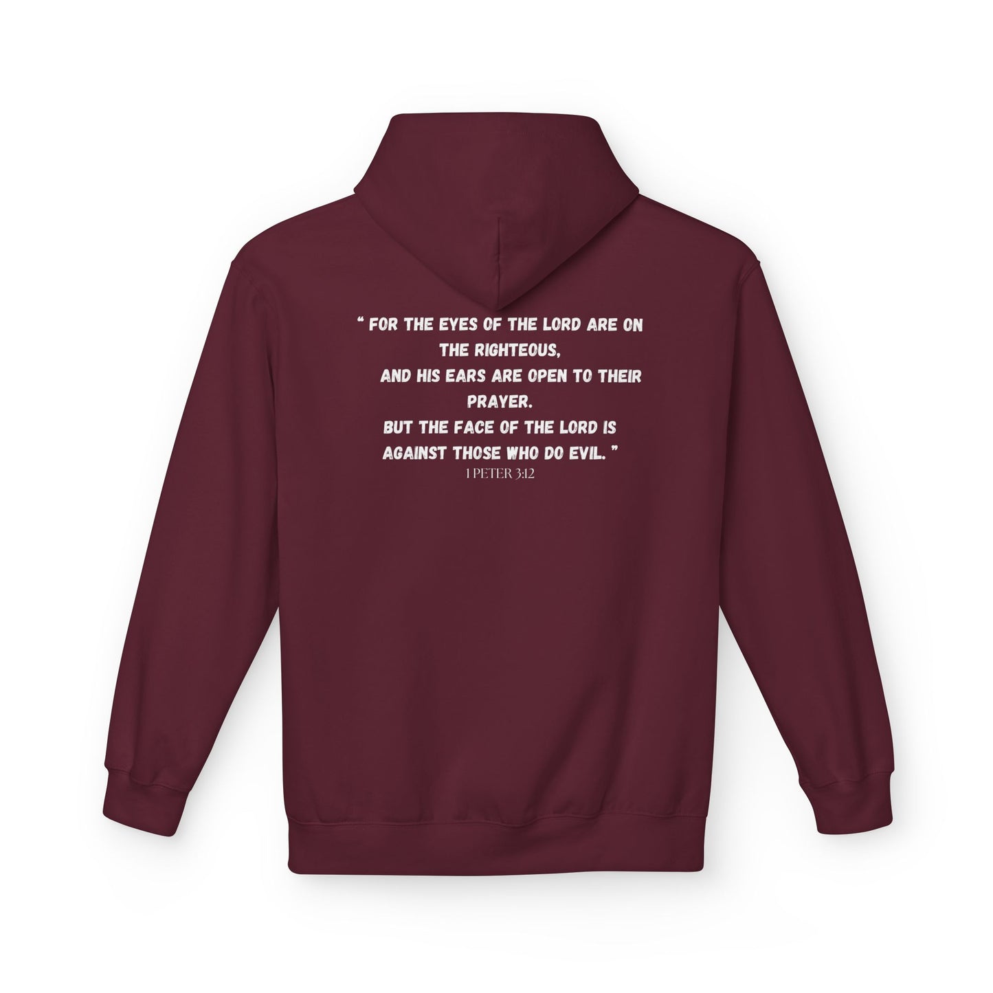 Chicago Area Code Hoodie - Fleece Hoodie 1 Peter 3:12