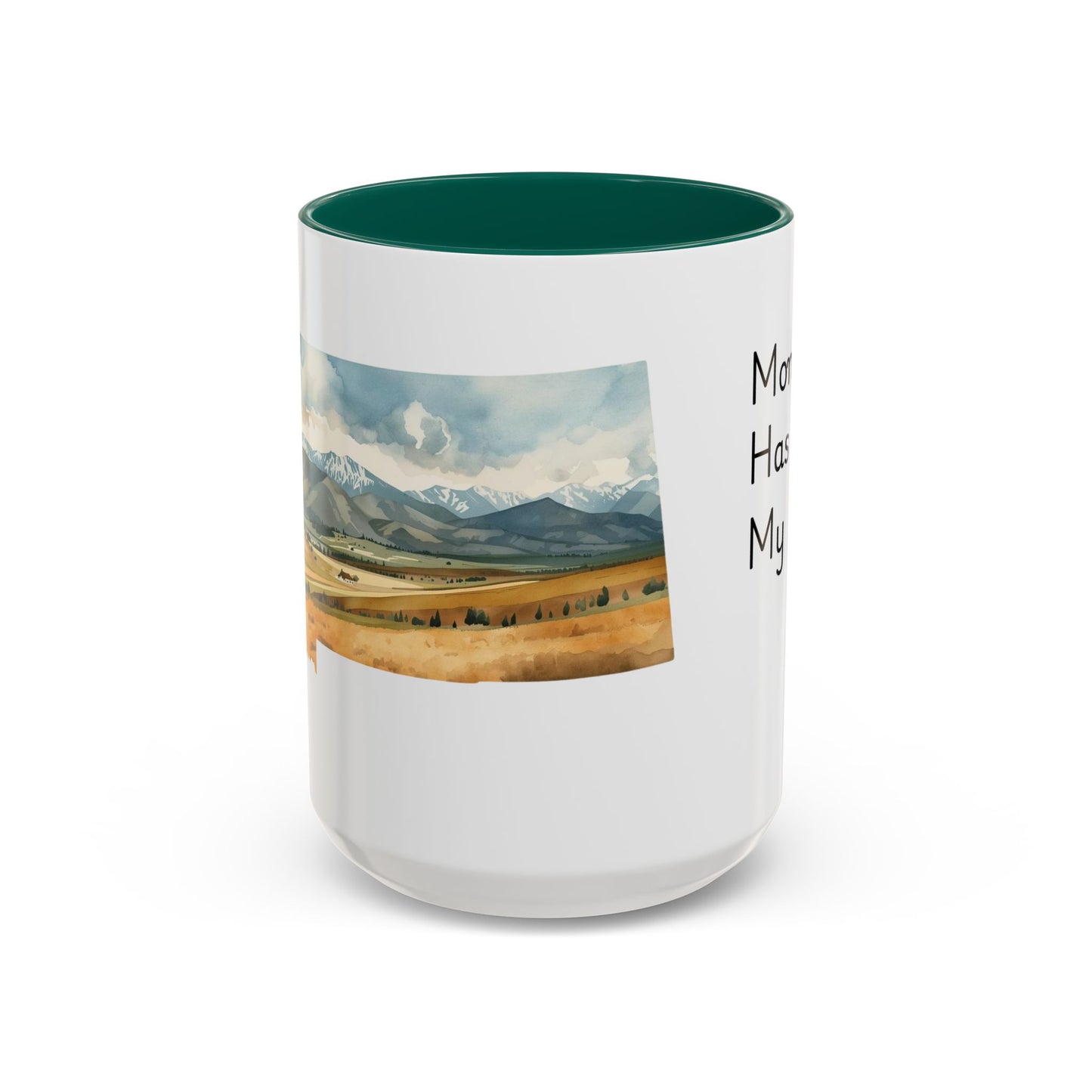 Montana Has My Heart Mug — Colorful Ceramic Coffee Cup (11oz, 15oz)